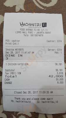 Hachimitsu Udon & Dunbori