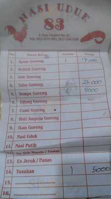 Nasi Uduk 83
