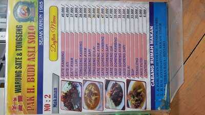 Sate & Tongseng Pak Budi