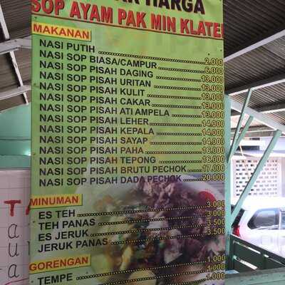 Sop Ayam Pak Min Klaten