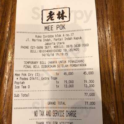 Jalan Tua Kong Lau Lim Mee Pok