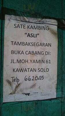 Sate Kambing Tambaksegaran