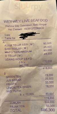 Wey Wey Live Seafood