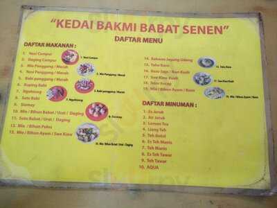 Kedai Bakmi Babat Senen