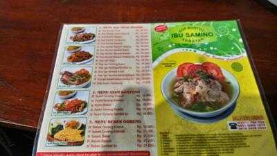 Warung Sop Buntut Ibu Samino Senayan