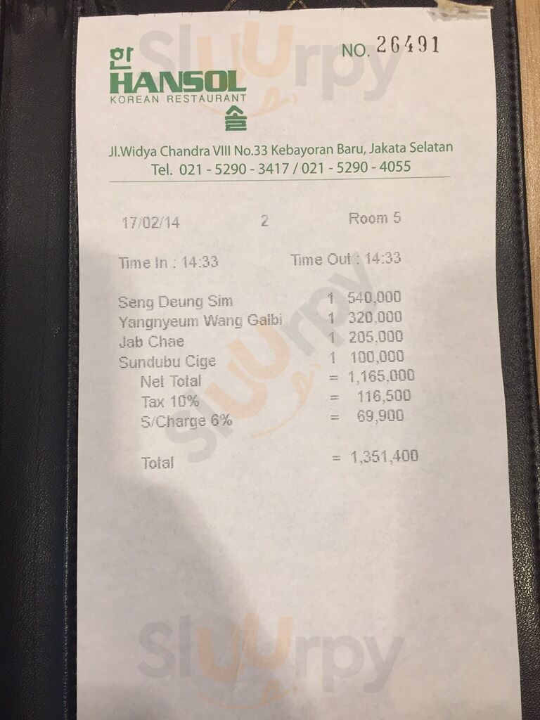 Hansol Korean Restaurant