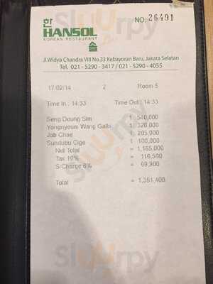 Hansol Korean Restaurant