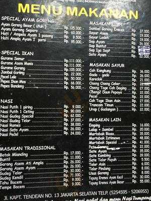 Rm Ayam Goreng Suharti