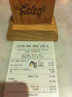 Eaton Bakery And Restaurant