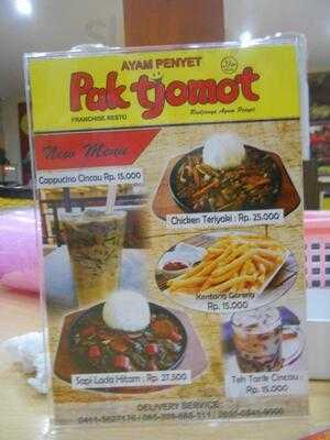 Rm Ayam Penyet Pak Tjomot
