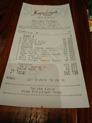Kopi Legit Cafe & Resto