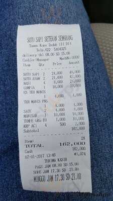 Soto Sapi Seteran Semarang