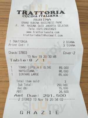 Trattoria Cucina Italian Gran Rubina