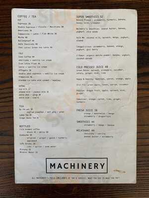 Machinery Coffee & Eatery
