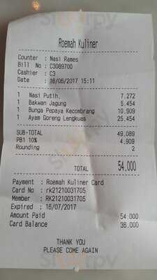 Roemah Kuliner Pegangsaan