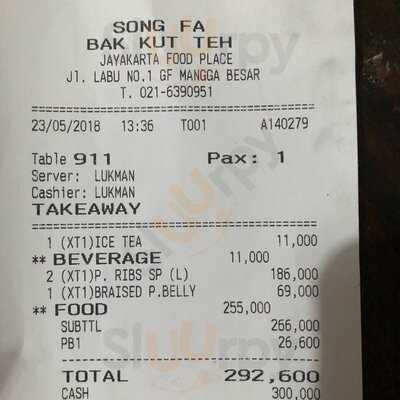 Song Fa Bak Kut Teh