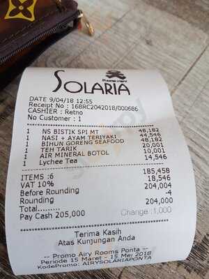 Solaria - Daan Mogot Baru