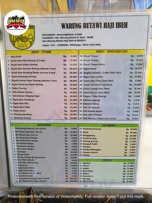 Warung Betawi H. Ibeh