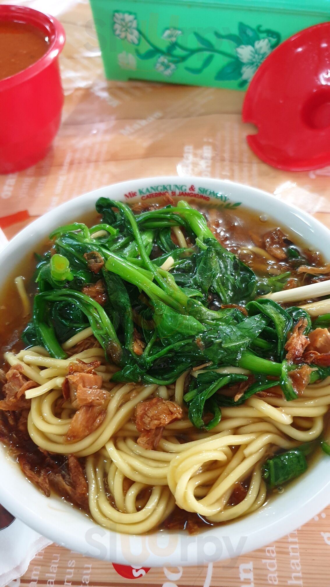 Mie Kangkung Jangkung