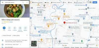 Bakso Ikan Kakap Pak Wasono