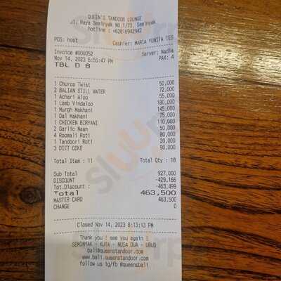 Queen's Tandoor, Seminyak