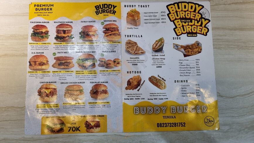 Buddy Burger Timika