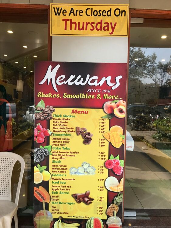 Menu of Merwans Cake Stop, Marol, Andheri East, Mumbai | March 2024