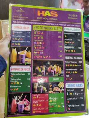 Has Juice Bar