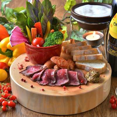 鎌倉野菜とチーズフォンデュ 梅田ガーデンファーム 大阪梅田店