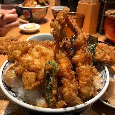 日本橋 天丼 金子半之助 神田小川町店