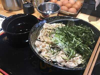 蕎麦とラー油で幸なった