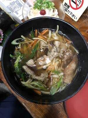 定食と丼 柿の実