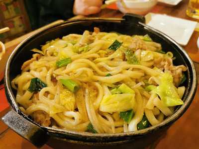 ホルモン焼うどん テン