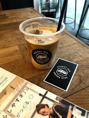 School Bus Cofee Stop Kitahama