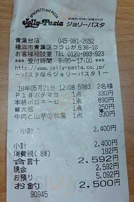 ジョリーパスタ 青葉台店