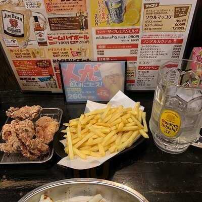 梅田応援団 大分からあげと鉄板焼 勝男