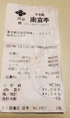 本格焼鳥&地酒sibuya  南蛮亭