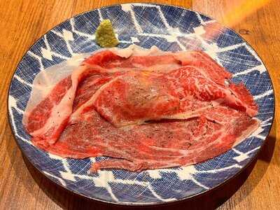 キンキン麦酒とプリッと小腸近江牛畜産あさひ 山科店