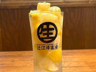 キンキン麦酒とプリッと小腸近江牛畜産あさひ 山科店