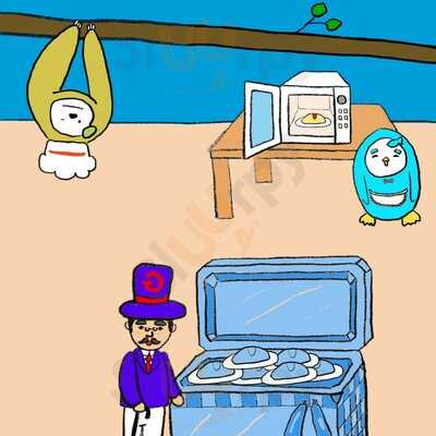 チンしてごちそう なまけものカフェ