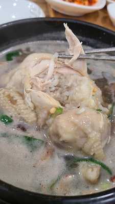 청송약수삼계탕