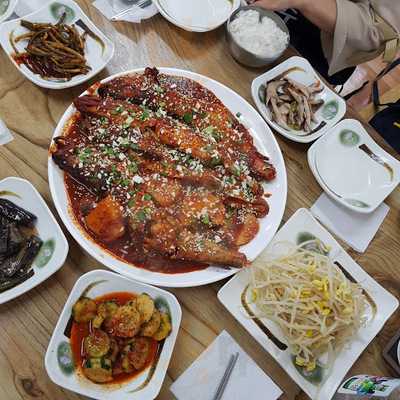 시골열무냉면코다리찜