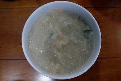 체부동수제비와보리밥