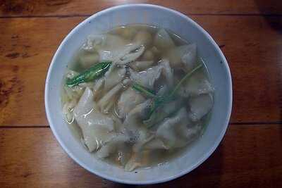 체부동수제비와보리밥