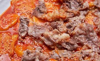 유자유김치떡볶이