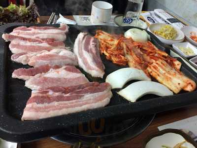 박보연 간장게장과 삼겹살