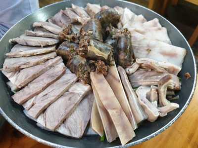 전통백암순대국