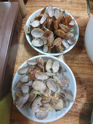 바지락손칼국수