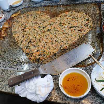 생오리돌판구이