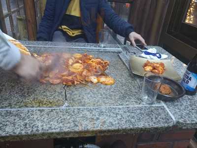 생오리돌판구이